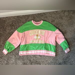 QUEEN OF SPARKLES pickleball sweatshirt
